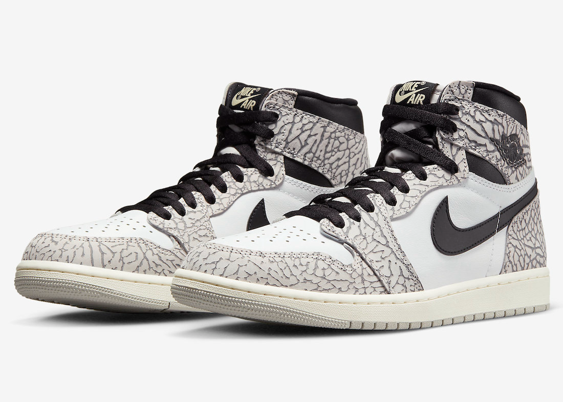 Jordan 1 Retro High OG White Cement