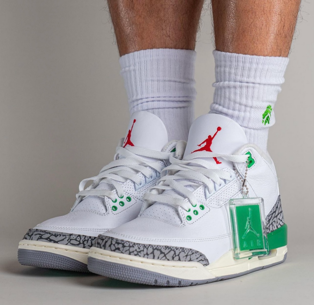 Jordan 3 Retro Lucky Green (Women's)