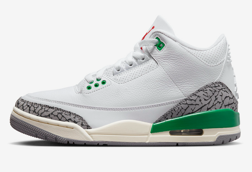 Jordan 3 Retro Lucky Green (Women's)
