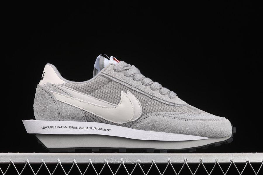 Fragment Design x sacai x LDV Waffle 'Light Smoke Grey'